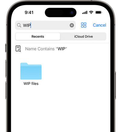 move iphone files to external hard drive with the files app