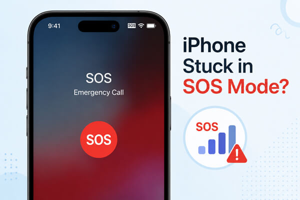 iPhone bloqué en mode SOS