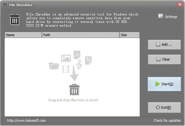 kakasoft file shredder