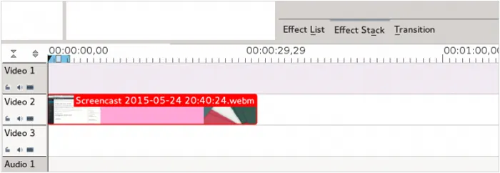 Use o Kdenlive para adicionar uma marca d'água a um vídeo.
