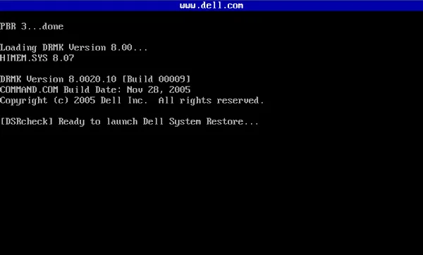 reset windows xp with recovery partition