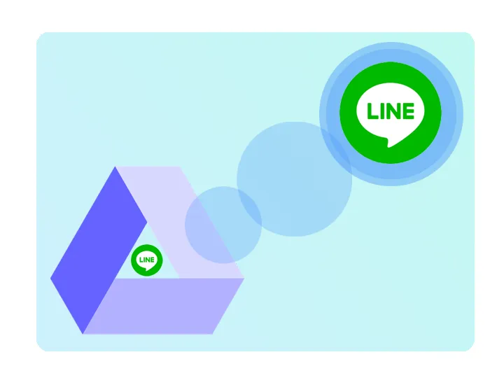 restaurar chats de línea desde la copia de seguridad de Google Drive