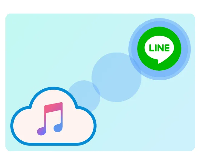 restaurar datos de línea desde copias de seguridad de iCloud y iTunes