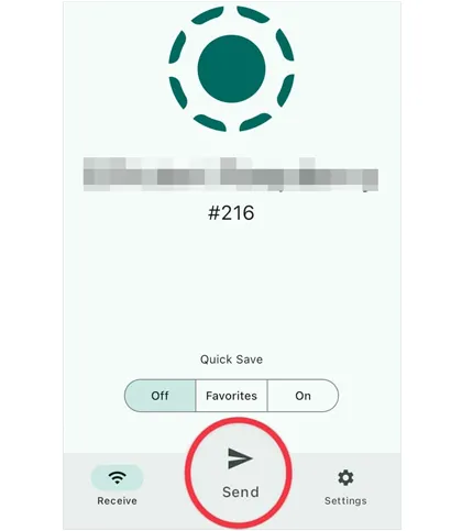 Envía fotos en iPhone con LocalSend