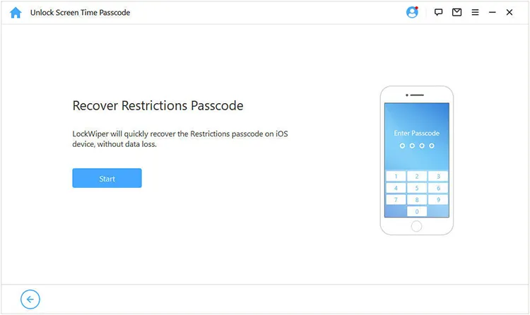recover restriction passcode on ios 11 or lower