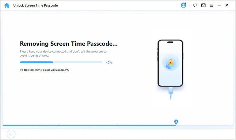 remove screen time passcode directly