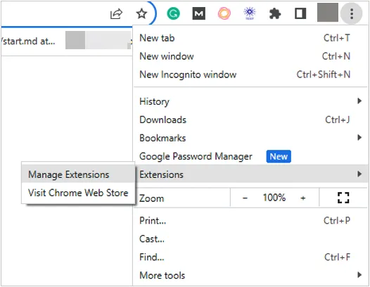 Deshabilitar algunas extensiones si la copia de seguridad está bloqueada