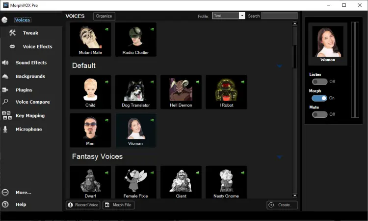 MorphVox - une alternative à VoiceMod pour Mac
