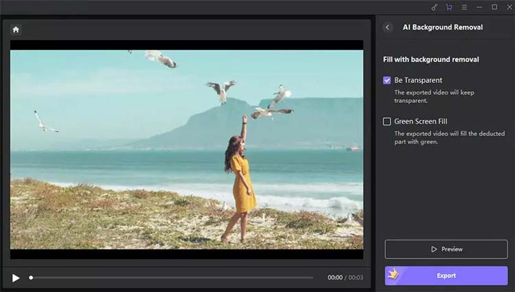 choose background fill mode