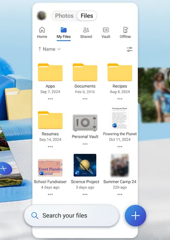 通过 OneDrive 在 Android 上发送长视频