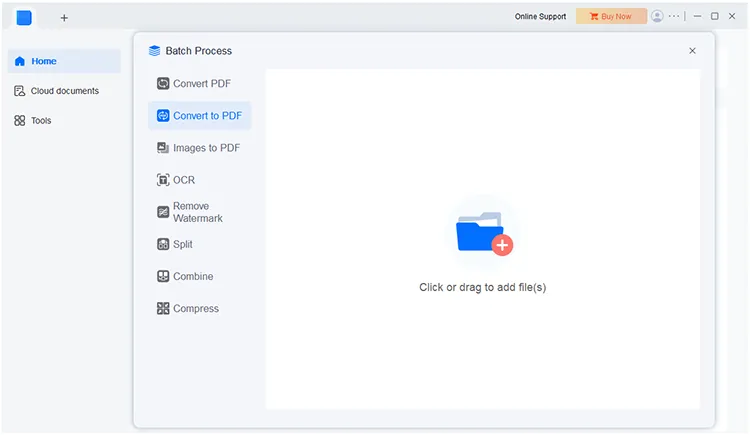 convert files to pdf