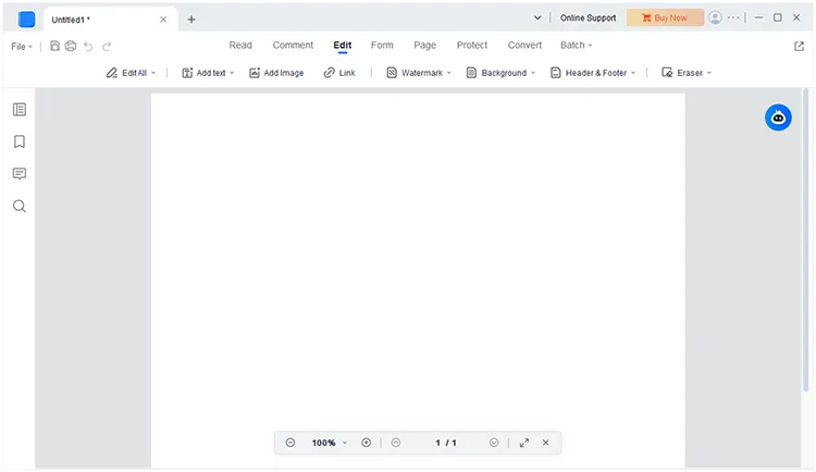 create a new pdf file