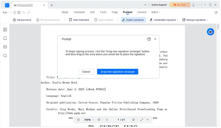 use digital signature