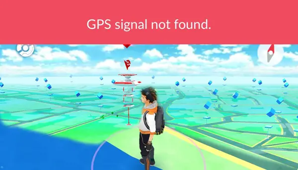 No se encontró señal GPS en Pokémon Go