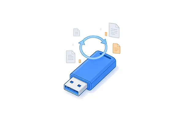 Récupérer des fichiers supprimés d'une clé USB