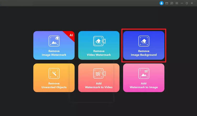 choose remove image background mode