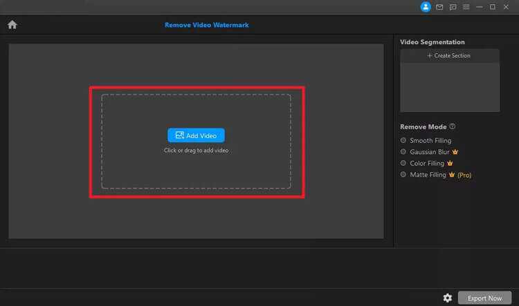 add video to remove video watermark
