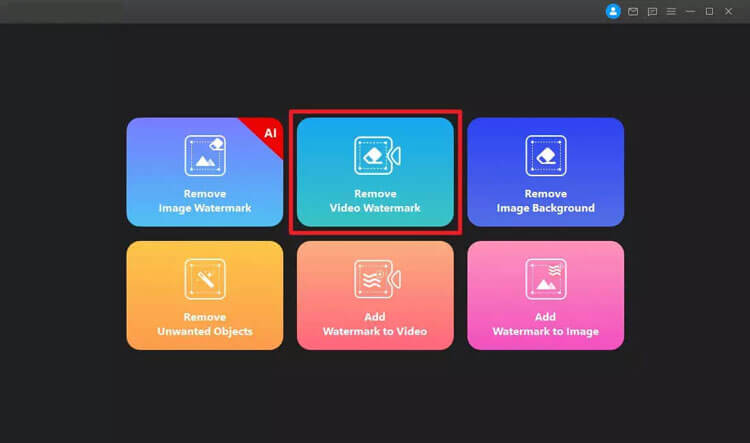 choose remove video watermark mode