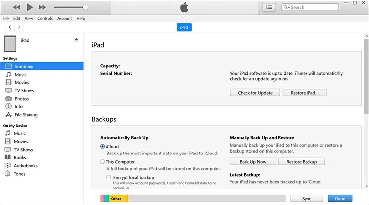 Comment récupérer des photos supprimées sur iPad à partir d'une sauvegarde iTunes