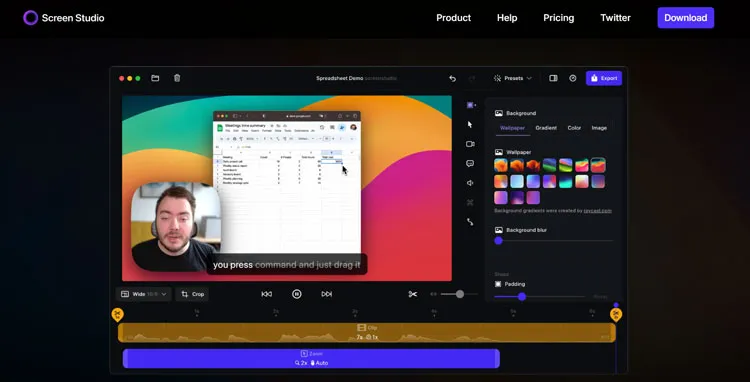 Screen Studio - Grabador de pantalla para Mac