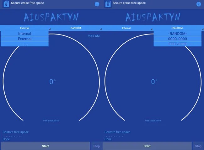 Application d'effacement de téléphone Android - Gomme sécurisée