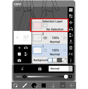 Use o Ibis Paint X para remover o fundo da imagem.
