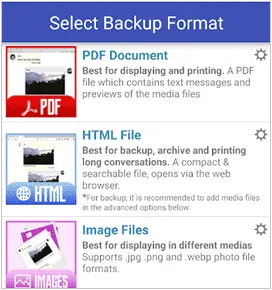 使用備份列印和還原應用程式將 Android 上的簡訊匯出為 PDF