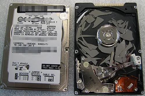 destroy ssd physically