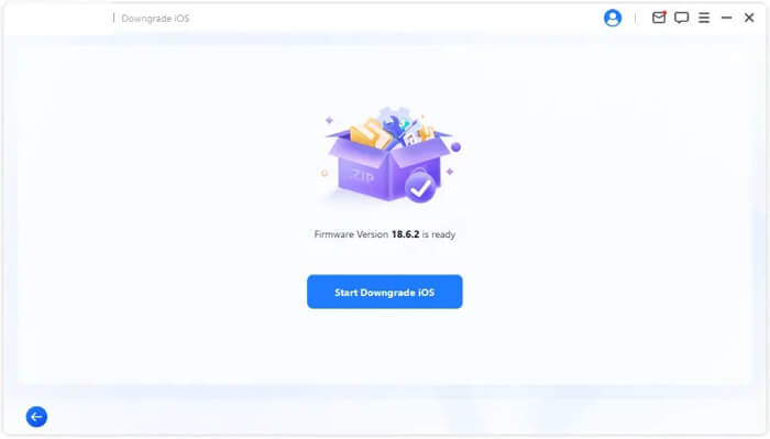 Fazer downgrade do iOS com o reparo do sistema iOS
