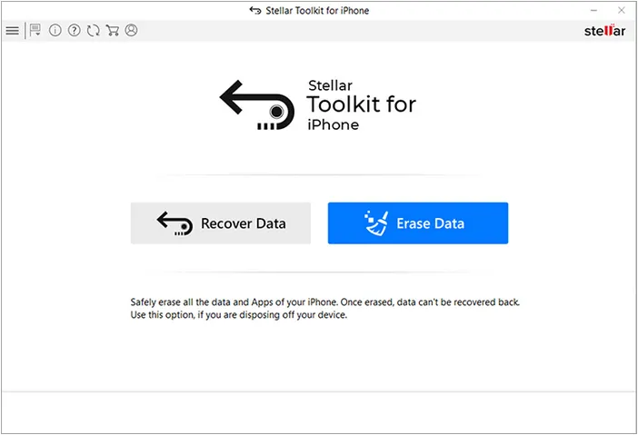 logiciel d'effacement de données stellaire pour iOS