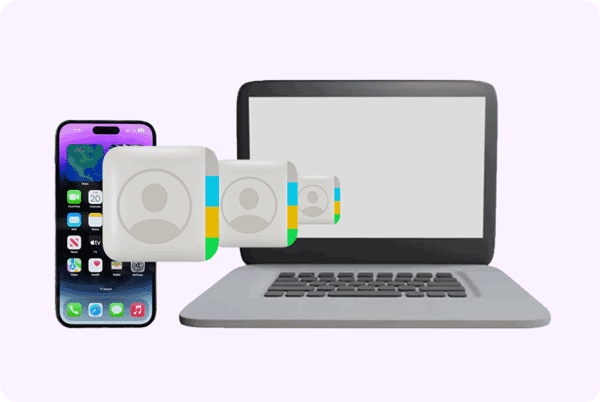 how to sync contacts from iphone to mac