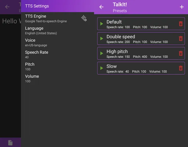 Descarga la aplicación Talkit en tu dispositivo para convertir texto a voz.