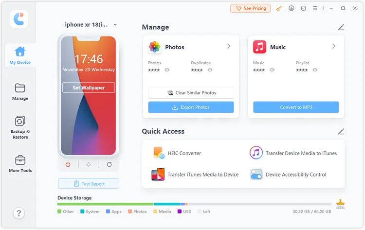 transfer different files