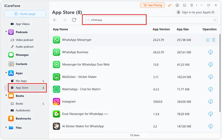 install apps on iphone