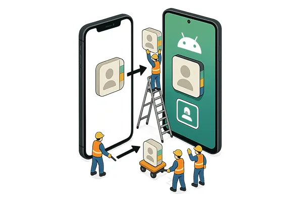 como transferir contatos do iphone para o android