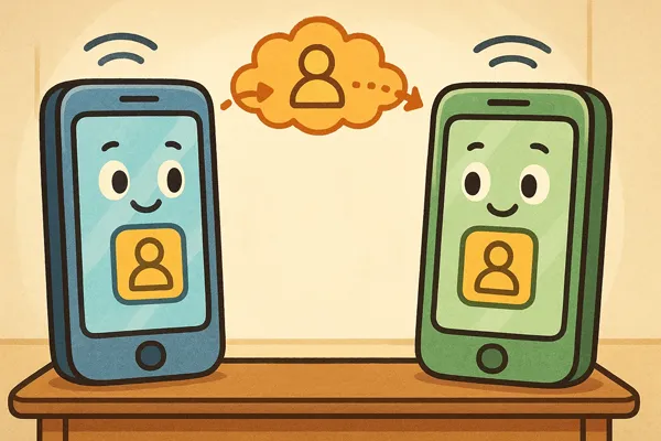 Wie übertrage ich Kontakte auf ein neues Telefon?