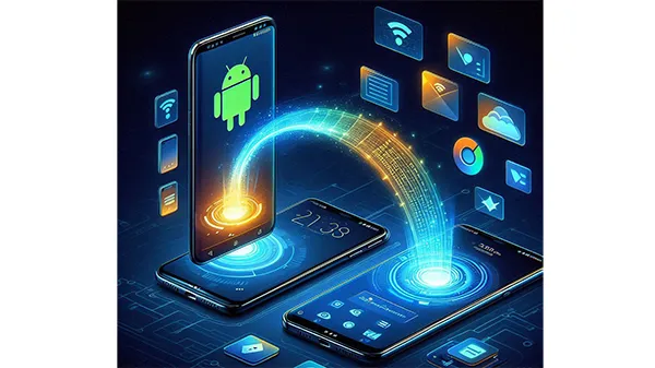 how to transfer data from android to android wirelessly