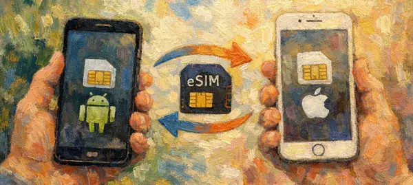 Cómo transferir la eSIM de Android a iPhone