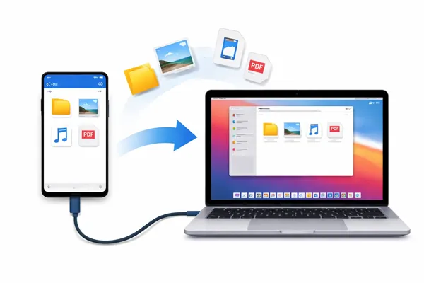 Transferir arquivos do Android para o Mac