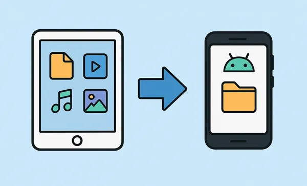 transferir arquivos do iPad para o Android