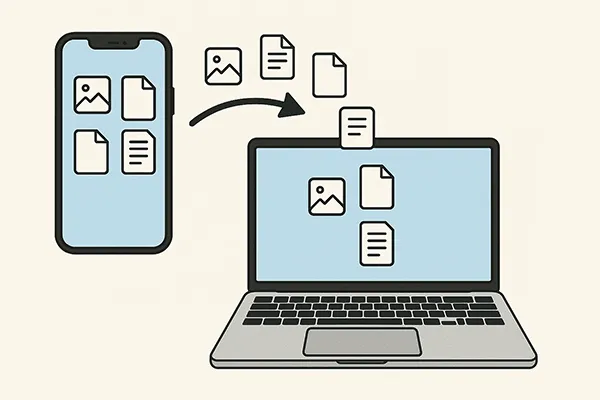 transferir archivos de iPhone a Mac