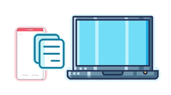 how to transfer files from phone to laptop without usb