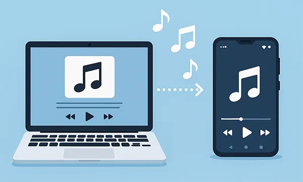 如何將電腦上的音樂傳輸到安卓手機