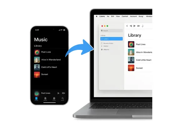 transfer music from iphone to mac