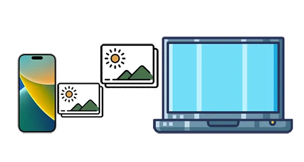 how to transfer photos from iphone to laptop
