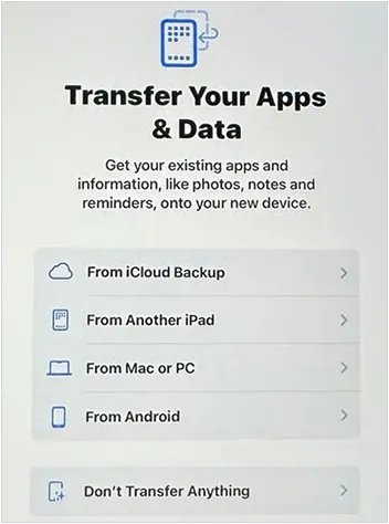 Übertragen Sie Daten vom alten iPad auf das neue iPad mit iCloud-Backup
