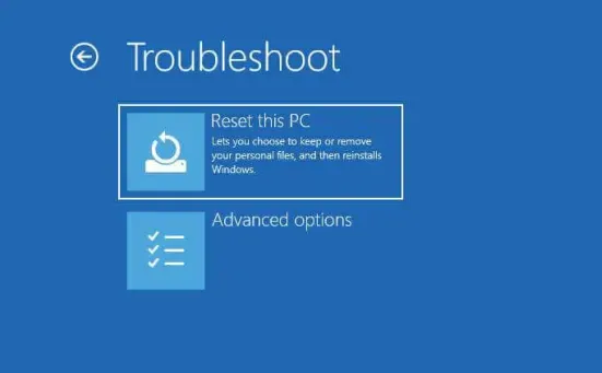 重設 Windows 10 或 11 電腦