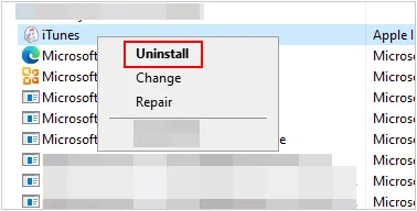 从电脑上卸载 iTunes,然后重新安装。