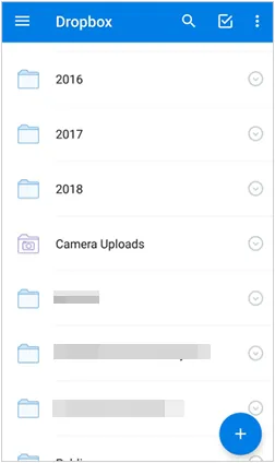 将你的视频文件从 Android 上传到 Dropbox