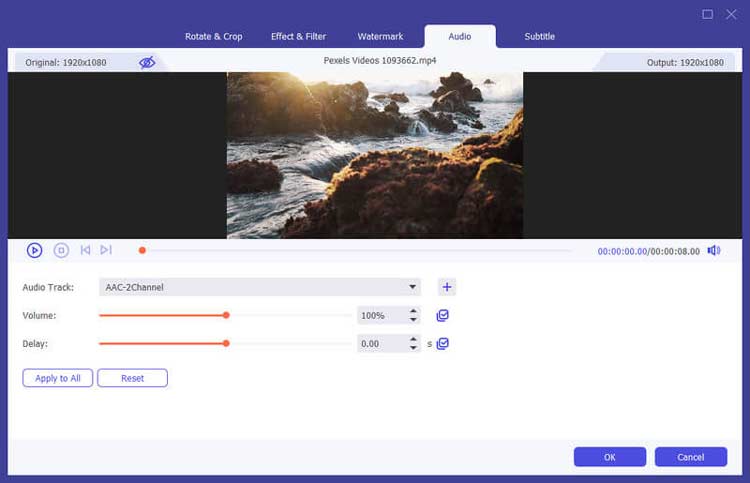 add external audio track
